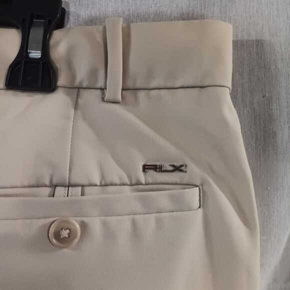 RLX Ralph Lauren Golf Pants Men's 38x32 Ivory Chino Stretch Performance - Picture 4 of 7